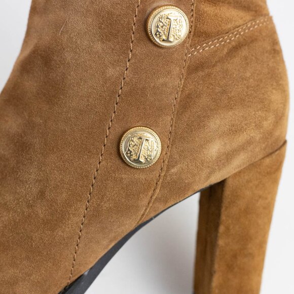 Isaac Mizrahi Gabina Suede Boots Booties 7.5 - Picture 7 of 11